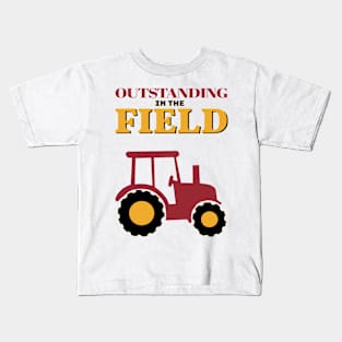 Vintage Tractor Legend Farmer Kids T-Shirt